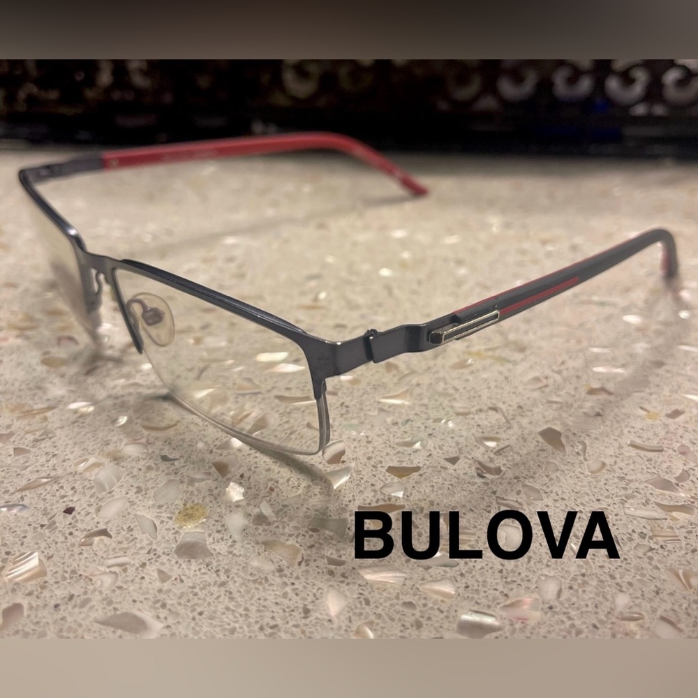 Bulova Glasses Pendelton Red Gunmetal